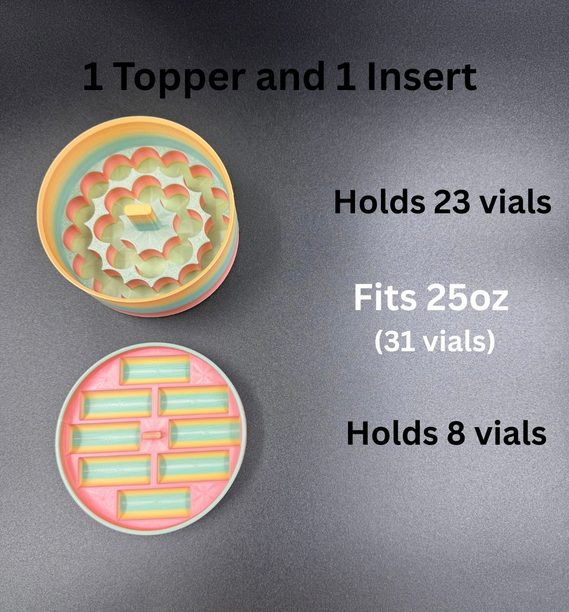 3Ml Peptide Case Insert for HydraPeak, Holds Up to 54 Vials