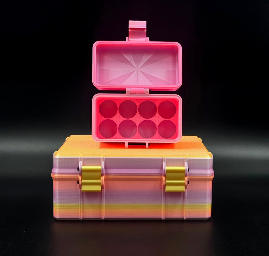 10ml Vial Storage Case: Peptide, Liquid Organizer - Free engravings