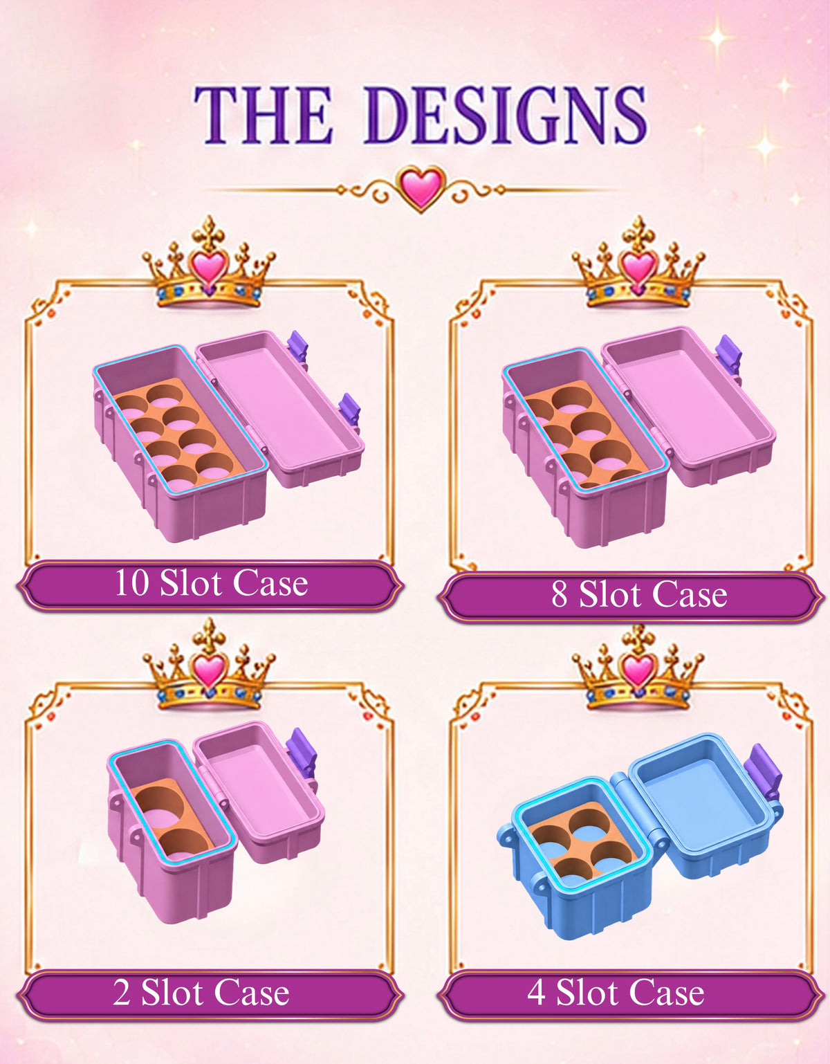 Keys to the Palace 3ML + 5ML Vial Case Bundle | 3D Print Files (Digital Download)