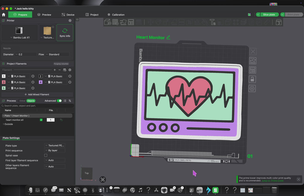 Heart Monitor Catch Tray STL File | 3D Printable Peptide Organizer
